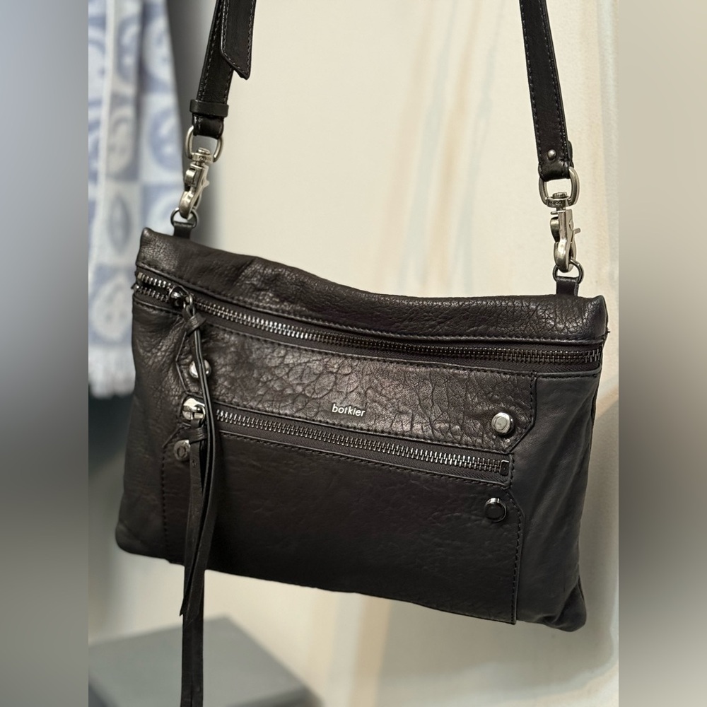 Botkier Black Leather handbag purse bag